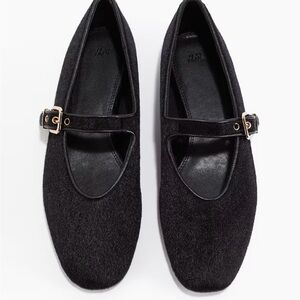 H&M Black Mary Jane Loafers NWOT